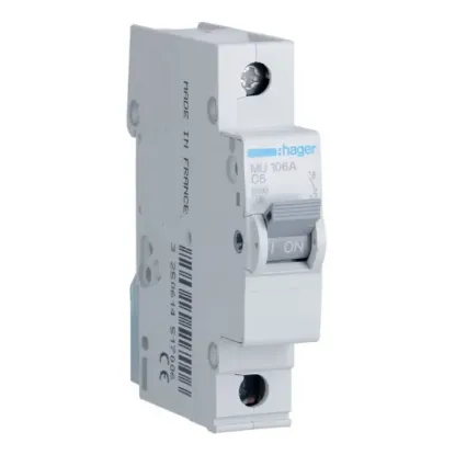 MU106A - MCB 1P 6kA C-6A 1M resmi