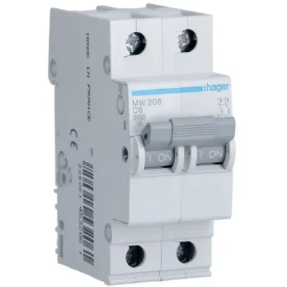 MW206 - 2X6A MCB resmi