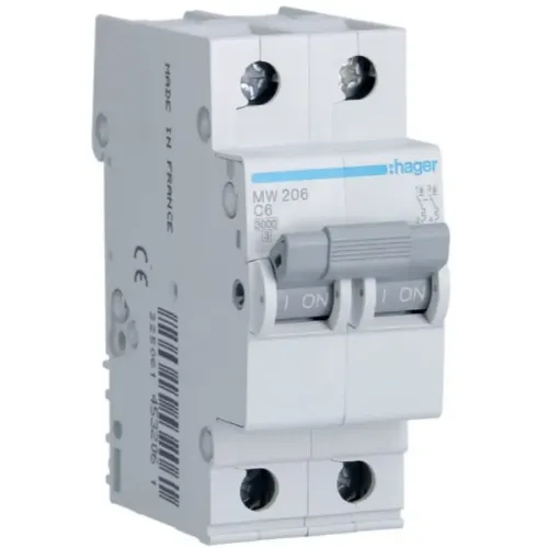 MW206 - 2X6A MCB resmi