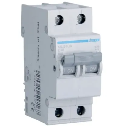 MU240A - MCB 2P 6kA C-40A 2M resmi