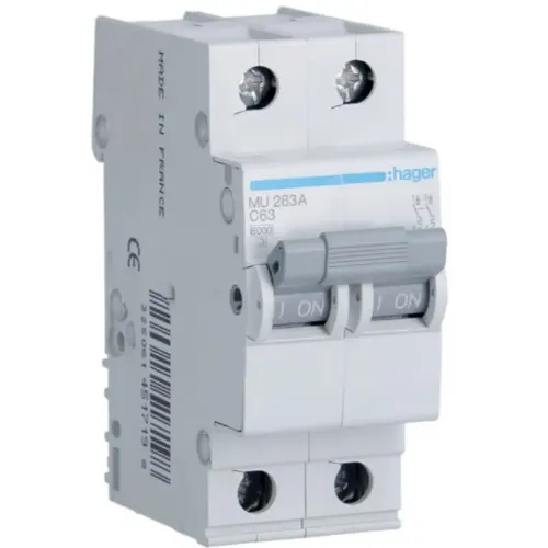 MU263A - MCB 2P 6kA C-63A 2M resmi