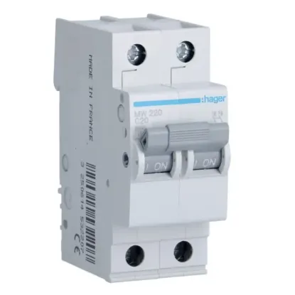 MW220 - 2X20A MCB resmi