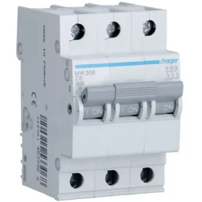 MW306 - 3X6A MCB resmi