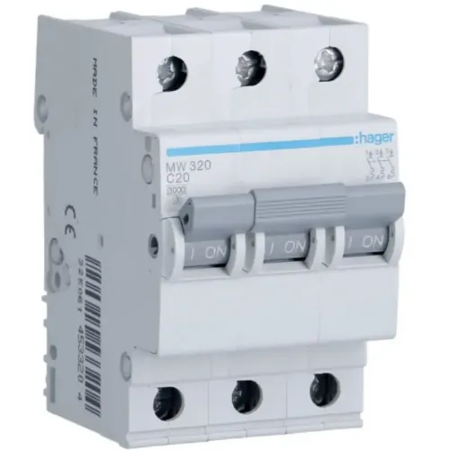 MW320 - 3X20A MCB resmi