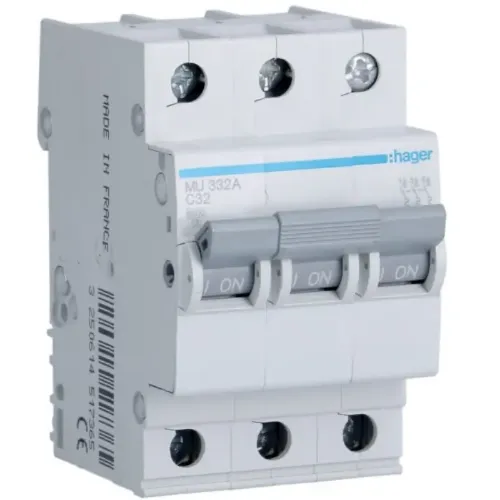 MU332A - MCB 3P 6kA C-32A 3M resmi