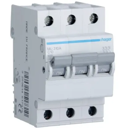 MU310A - MCB 3P 6kA C-10A 3M resmi