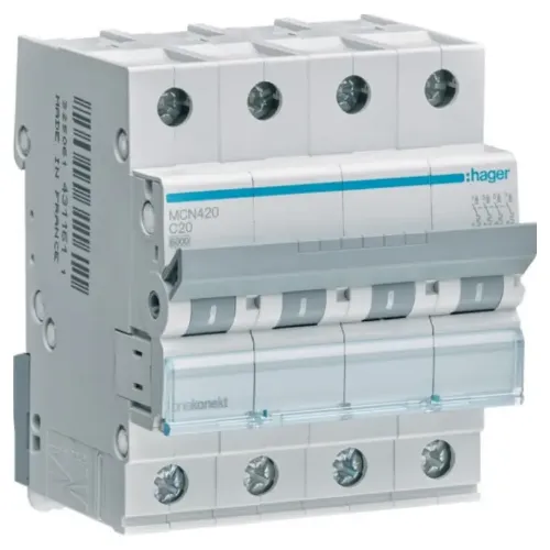 MCN420 - 4X20A MCB resmi