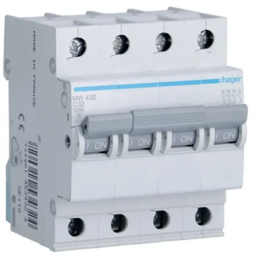 MW432 - 4X32A MCB resmi