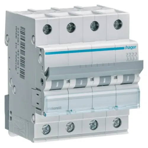 MCN463 - MCB 4P 6kA C 63A 4M resmi